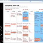 Modifiziertes Kalender-Layout am 23.09.2013