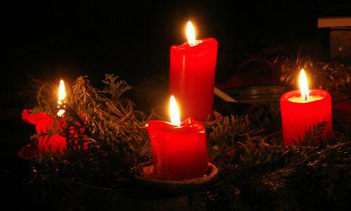 Kerzen zum 4. Advent
