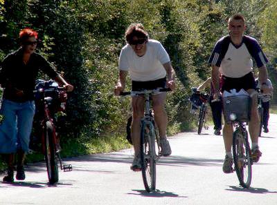 am Berg: Beate, Mario, Björn