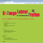 Startseite des Halbjahres-TangoLehrerTreffen am 31. Oktober 2015