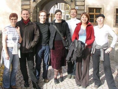 Vor dem Schloß in Waltershausen