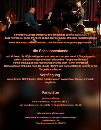 Tango Macchiato Flyer 3 Workshop