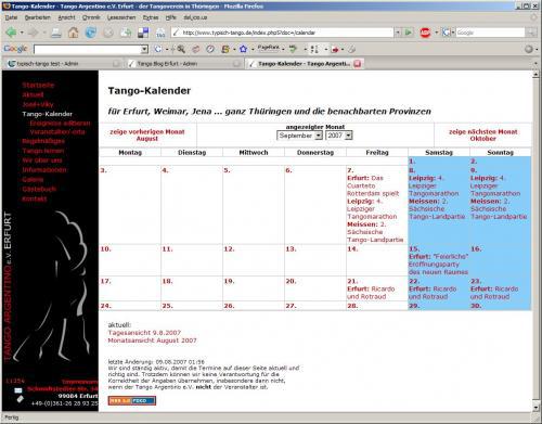 Tango-Kalenderblatt 7. Aug. '07