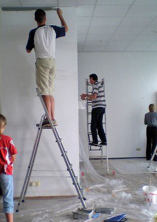 der erste Pinselstrich